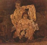 Egon Schiele The Family (mk20) oil